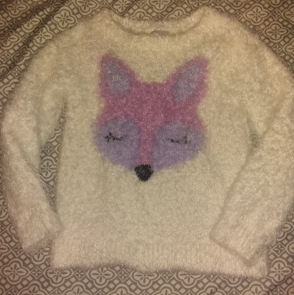 Fuzzy Fox sweater.